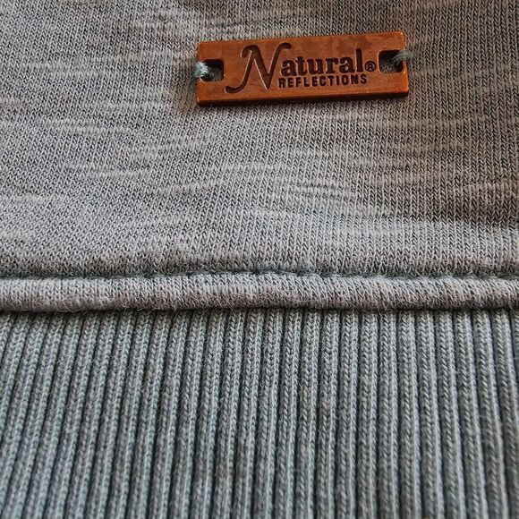 Natural Reflections Pullover Medium Weight Green Hoodie sz M - Picture 6 of 8